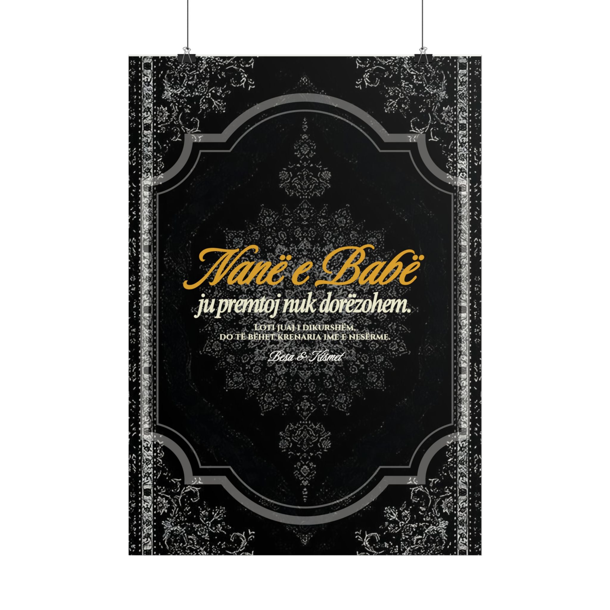 Nënë e Babë Wall Art Poster
